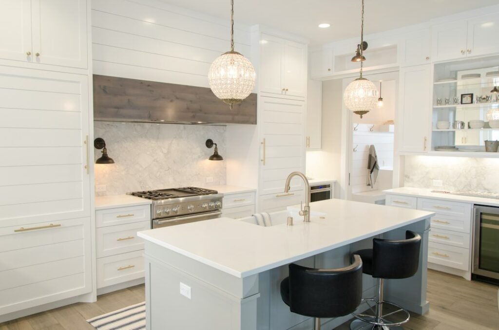 Modern home fixtures and finishes