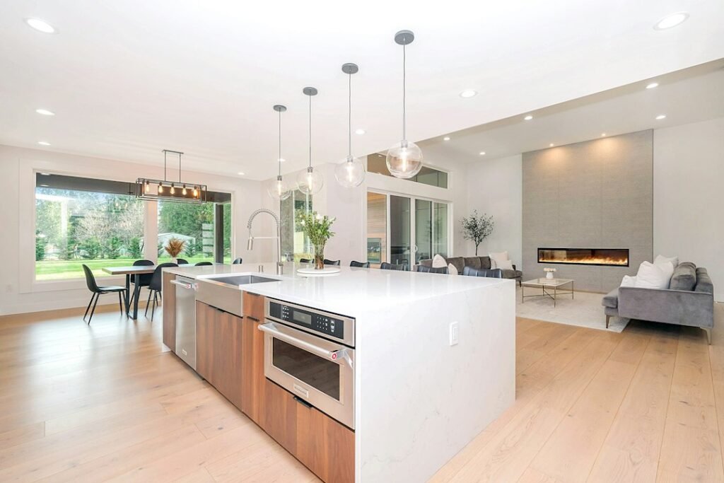 Modern home interior finishing