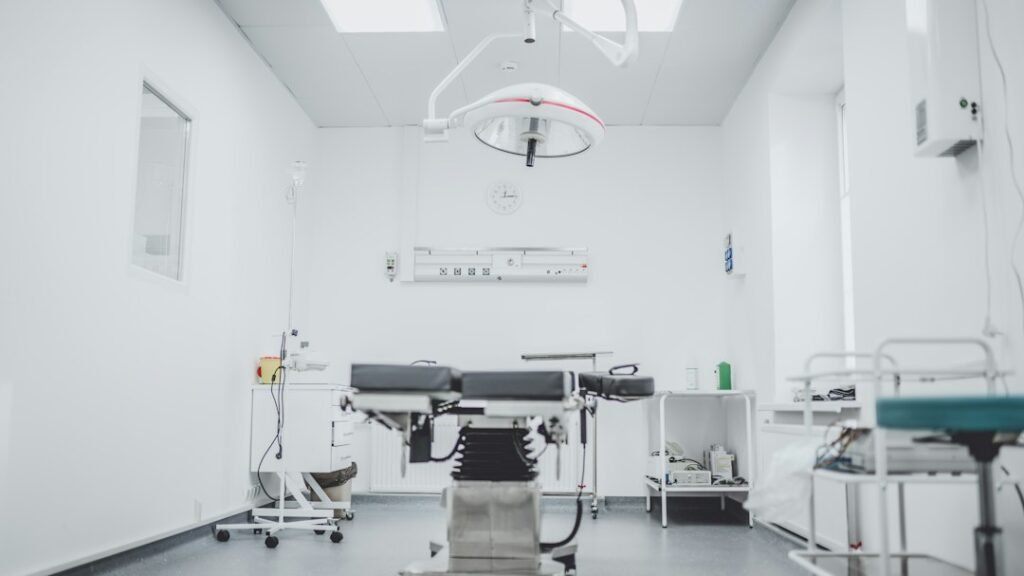 Medical equipment in operating room